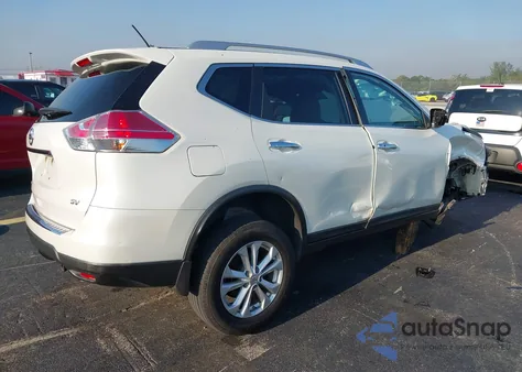 2016 Nissan Rogue Sv z USA, uszkodzony, nr VIN KNMAT2MT7GP621720
